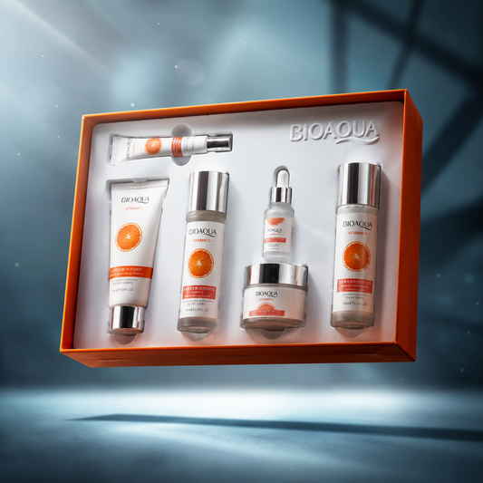KIT BIOAQUA VITAMINA C + Caja De Lujo: Piel radiante y profundamente hidratada